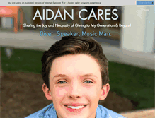 Tablet Screenshot of aidancares.org